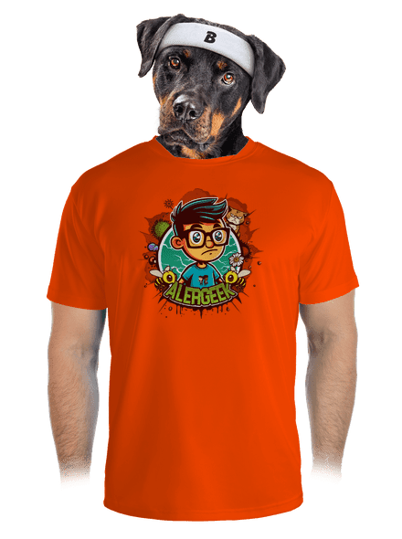 Alergeek pánské sportovní tričko Neon Orange