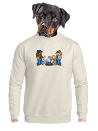 unisex mikina bez kapuce