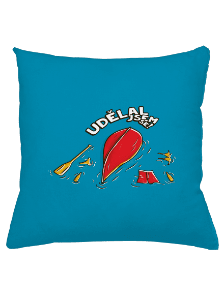 Udělal jsem se polštář Blue Turquoise