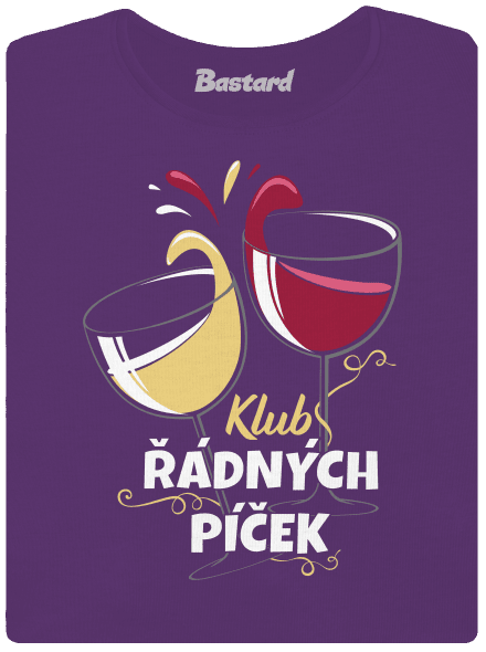 Klub řádných píček dámské tričko premium Purple