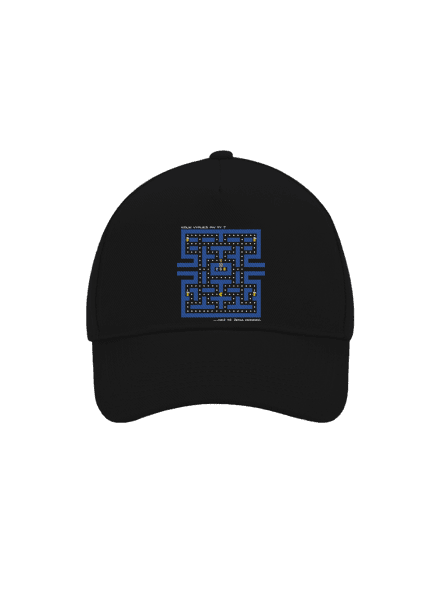 Pac-Man pivo kšiltovka baseballka Black