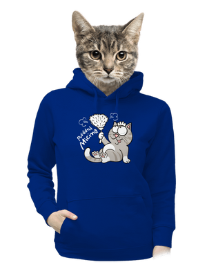 Macek a Micina dámská mikina klokanka Royal Blue Mal