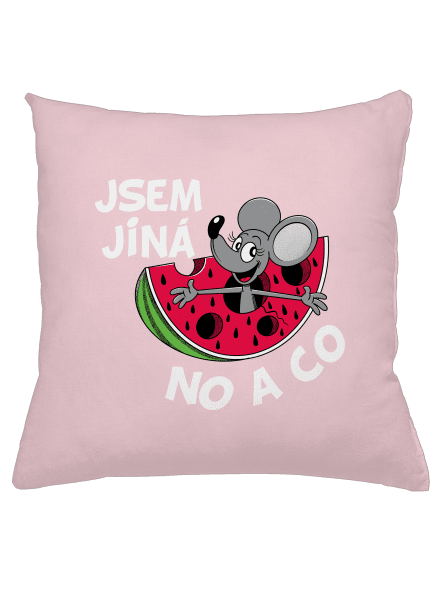 Jsem jiná polštář Light Pink