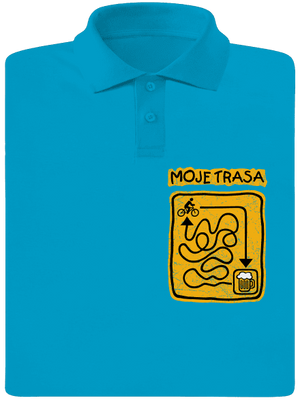 Moje trasa pánská polokošile Blue Atol