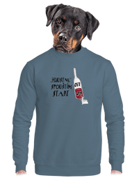 unisex mikina bez kapuce