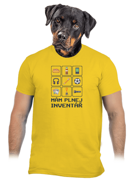 Plnej inventář pánské tričko Gold