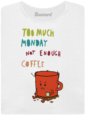 Pondělní kafe dámské tričko White