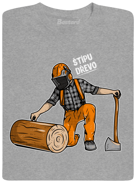 Dřevorubec pánské tričko Sport Grey