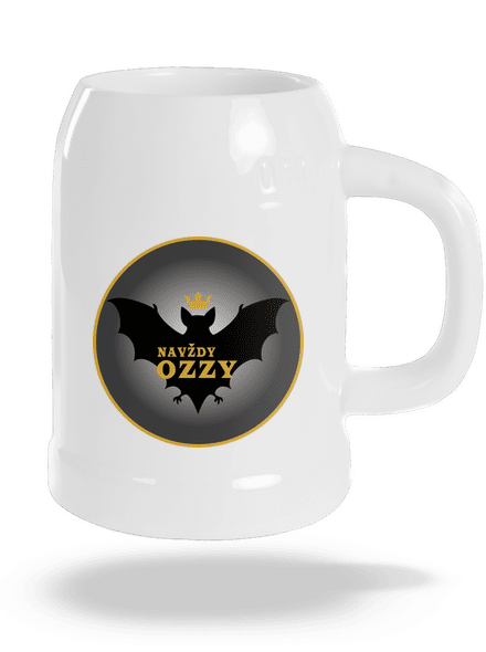 Navždy Ozzy půllitr White