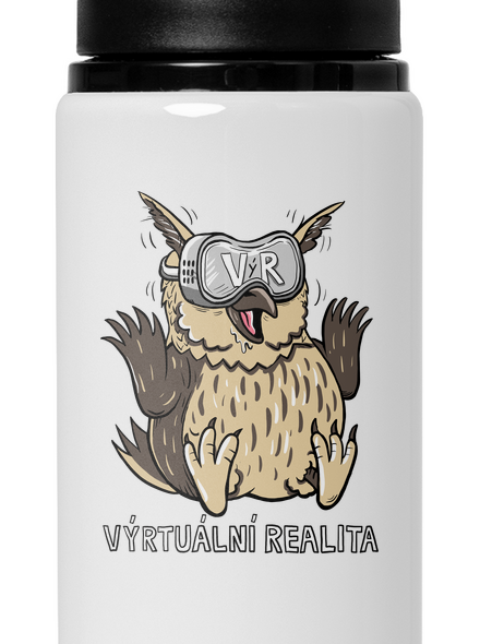 Výrtuální realita lahev na vodu White