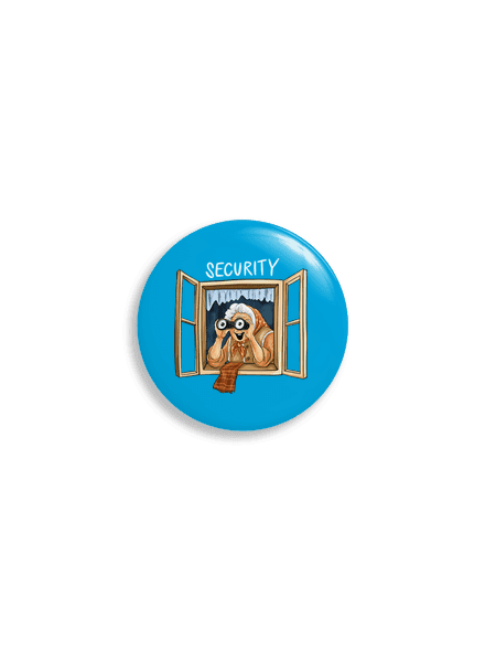 Security babička placka uni