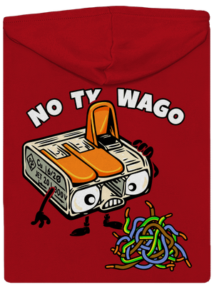 Wago svorka pánská mikina na zip Red