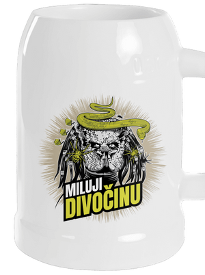 Miluji divočinu půllitr White