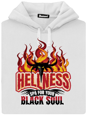 Hellness dámská mikina klokanka White