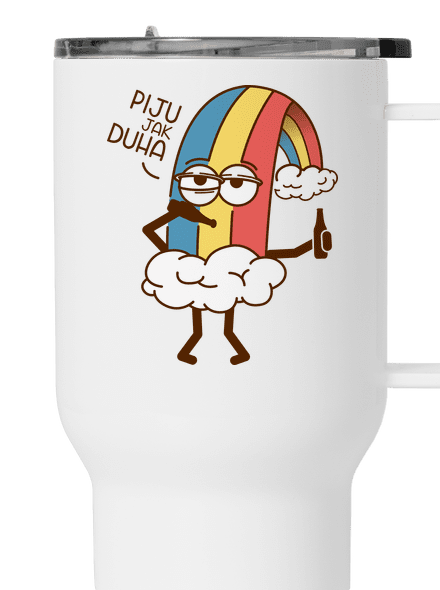 Piju jak duha termohrnek White
