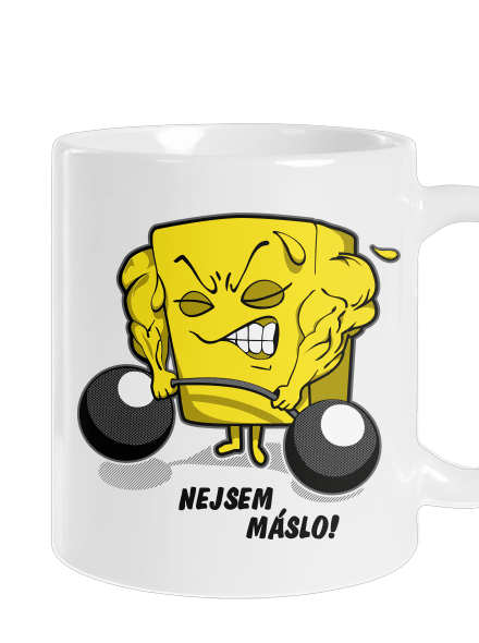 Nejsem máslo klasický hrnek White