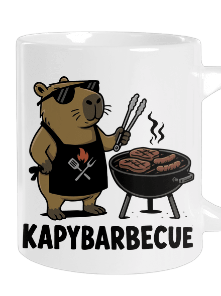 Kapybarbecue velký hrnek White