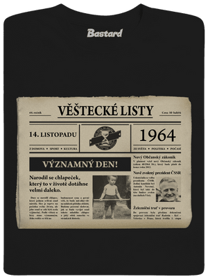 Věštecké listy pánské tričko Black