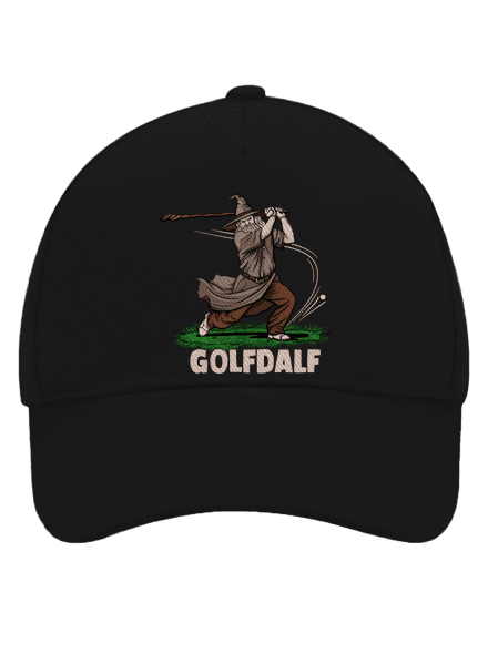 Golfdalf kšiltovka baseballka Black