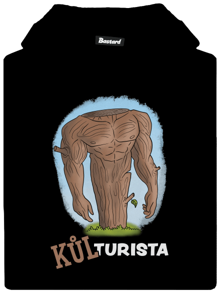 Kůlturista dětská mikina klokanka Black