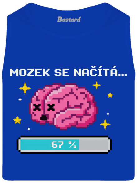Mozek se načítá pánské tílko Royal Blue