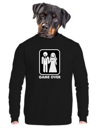 unisex mikina bez kapuce