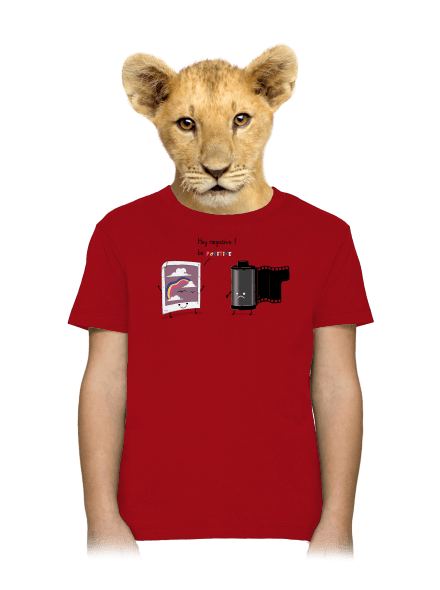 Buď pozitivní dětské tričko Red