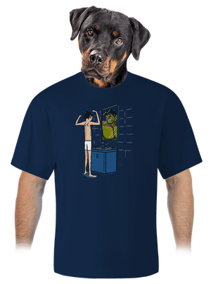 Hulk unisex tričko oversized Midnight Blue