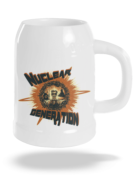 Nuclear generation 2 půllitr White