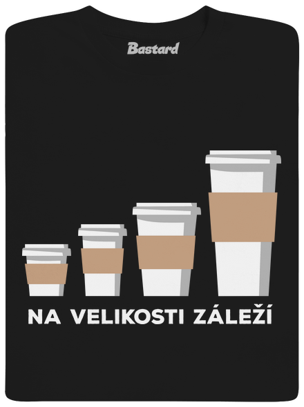 Na velikosti záleží pánské tričko Black