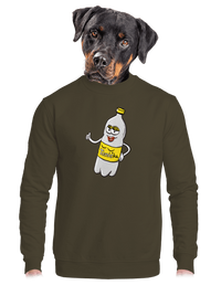 unisex mikina bez kapuce