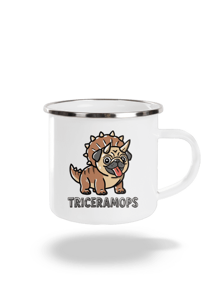 Triceramops plecháček White