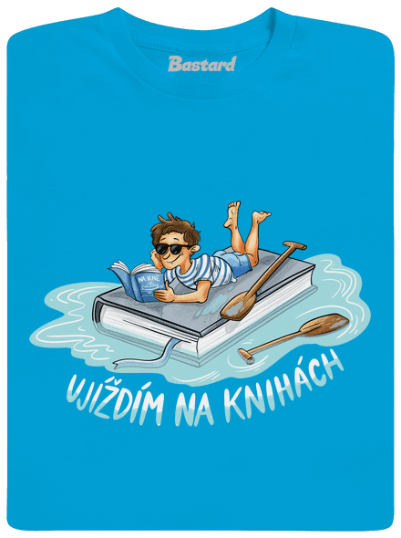 Ujíždím na knihách pánské tričko Atoll