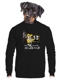 unisex mikina bez kapuce