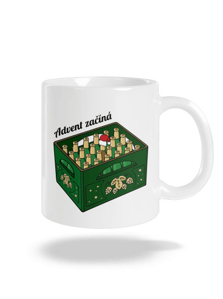 Advent začíná klasický hrnek White