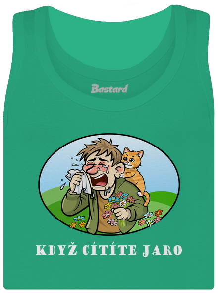 Cítíte jaro dámské tílko klasické Mint Mal