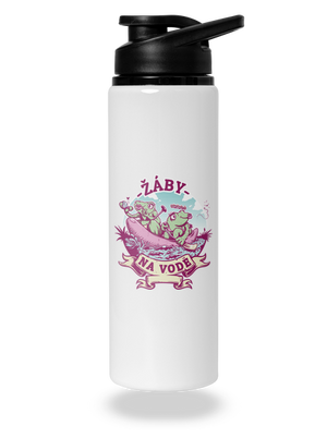 Žáby na vodě lahev na vodu White