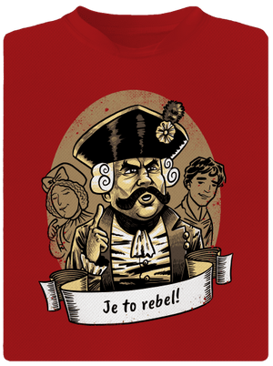 B14: S čerty nejsou žerty pánské sportovní tričko Red Mal