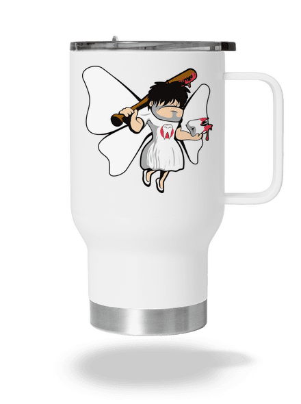 Zoubková víla termohrnek White