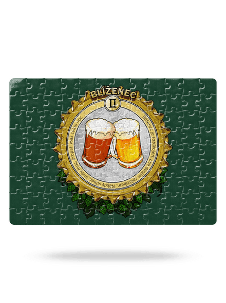 Pivní horoskop: Blíženec puzzle White
