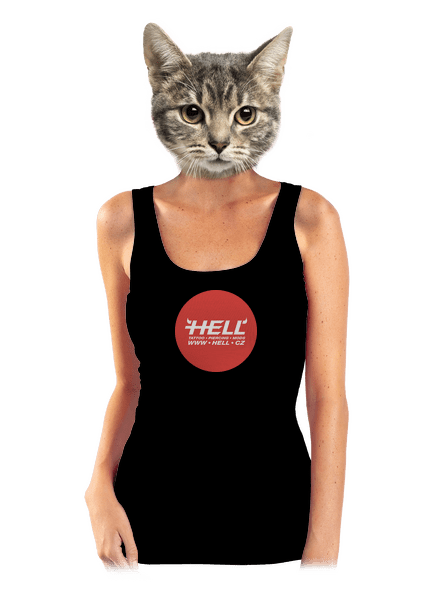 Hell logo dámské tílko klasické Black