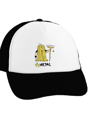 Metalista kšiltovka truckerka Black cap