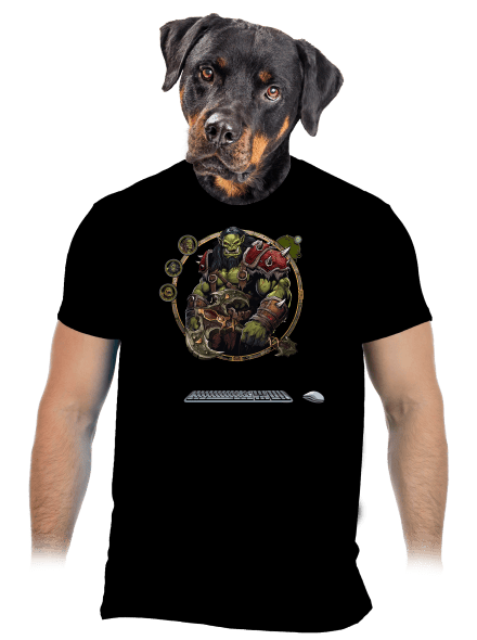 B17: Warcraft pánské tričko Black