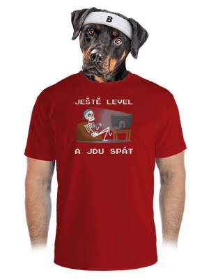 Ještě level pánské sportovní tričko Red Mal