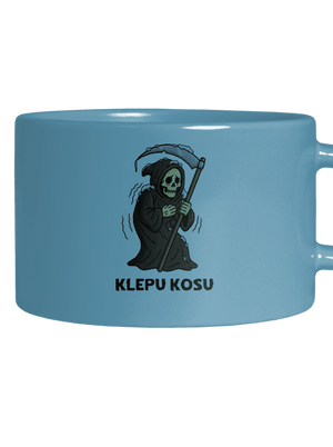 Klepu kosu hrnek makronka Blue Macaron