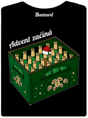 Advent začíná dámské tričko Black