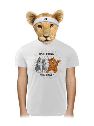 Moje rodina dětské sportovní tričko White