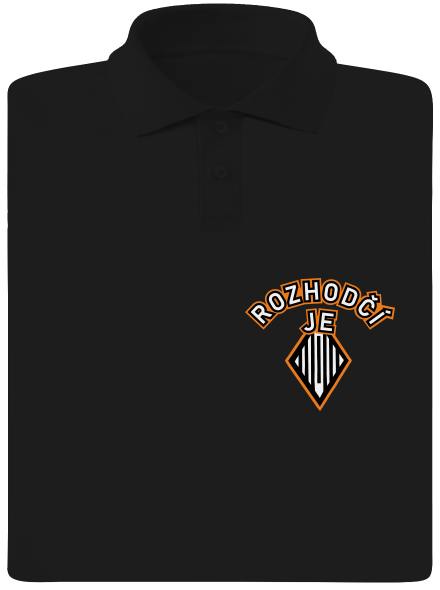Rozhodčí pánská polokošile Black