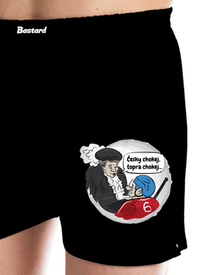 Český hokej pánské trenky Black