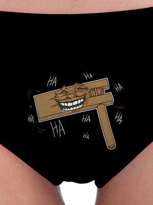 Řehtačka dámské kalhotky Black